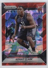 2016 Panini Prizm Rookie Red Crystals Prizm 41/75 Kenny Clark #215 8p8