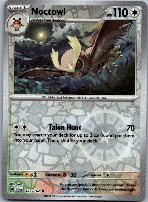 Noctowl - 127 (Cosmos Holo) Holo Promo Miscellaneous Cards & Products 127/162 NM