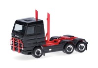 Herpa 1:87 316743-002 Scania 143 Streamline Zugmaschine 3Achs 6X4 Schwarz Neu Ov