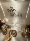 Sancrest Sanford Gold Tone Cufflinks Tie Clip Set — photo 5