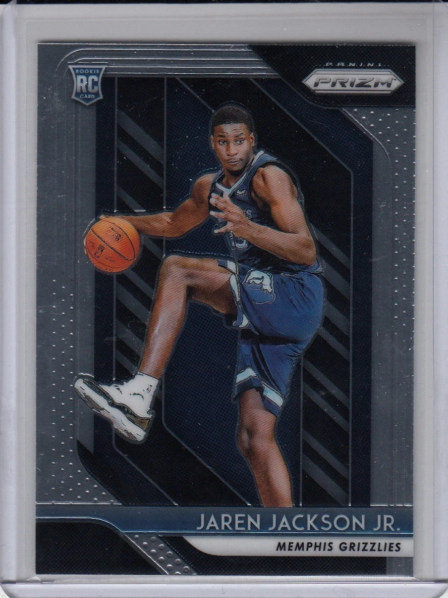 2018-19 PRIZM JAREN JACKSON JR. #66 BASE ROOKIE RC MICHIGAN STATE GRIZZLIES HOT