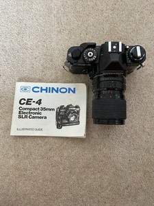 Chinon CE-4 35mm Film SLR Camera With 35-70mm Zoom Lens