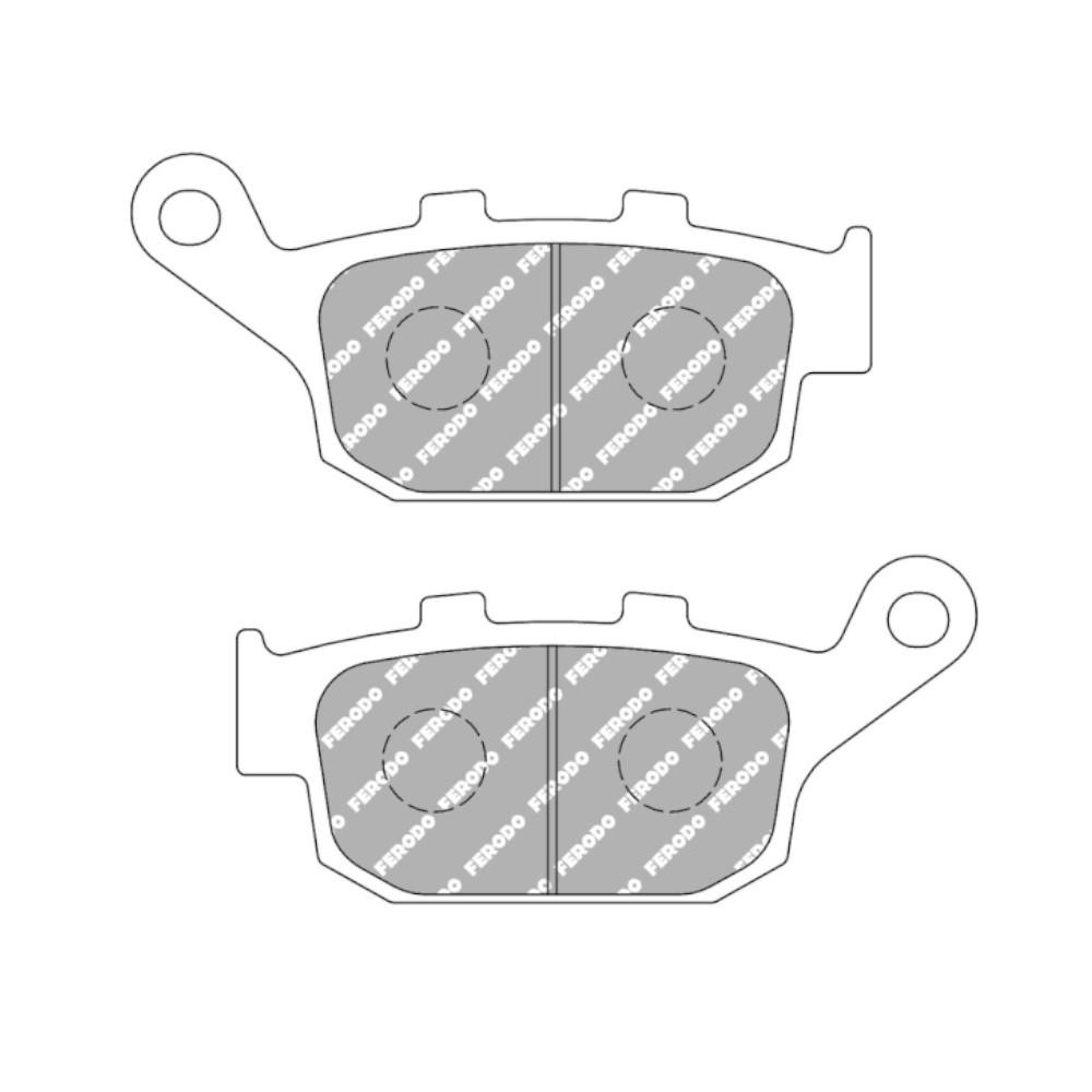 Plaquettes de frein R90 semi-métalliques contre le manque de mordant