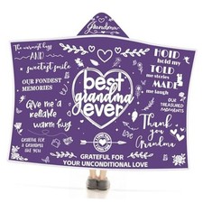 Gifts for Grandma Christmas   Soft Fleece Wearable Blanket 47"x72"