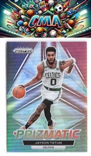 2022-23 Panini Prizm #4 Jayson Tatum Prizmatic Prizms Silver