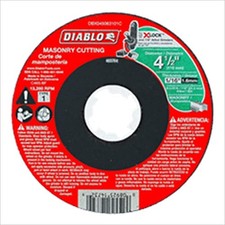 Diablo DBX045063101C 4-1/2" Type 1 X-LOCK Masonry Cut-Off Disc