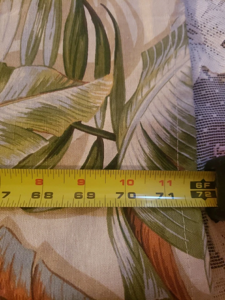 Tommy Bahama Cortina de Ducha Hojas de Palma Tropical Costero Foto 3 de 3