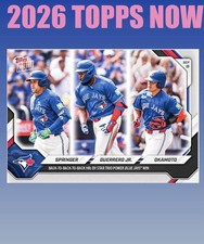 💥2026 Topps Now #667💥GUERRERO/SPRINGER/OKAMOTO B2B2B Homers - Presale