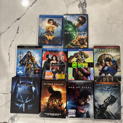DC Movie Lot - Blu Ray And DVD
