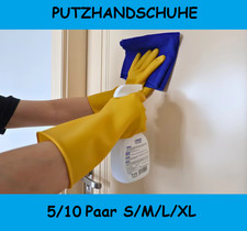 5/10 Paar Dicke Putzhandschuhe Reinigungshand...