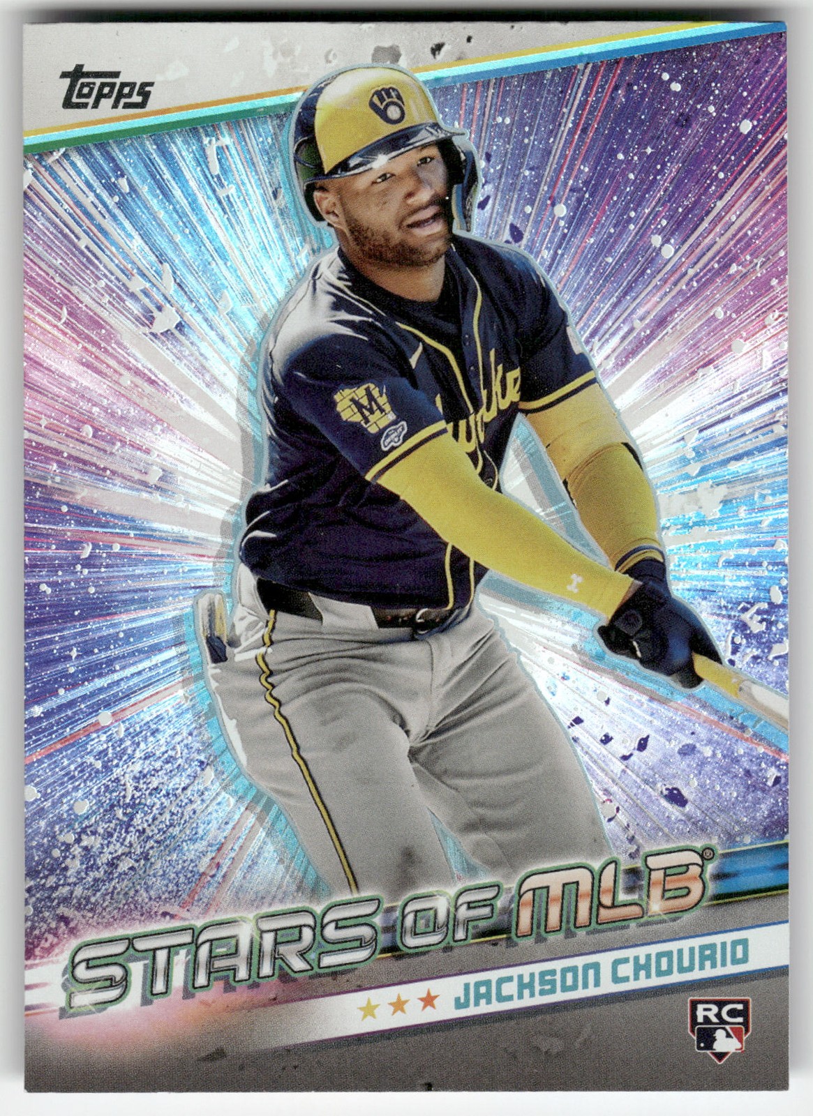2024 Topps Update Stars of MLB Jackson Chourio Rookie #SMLB-84 Brewers RC