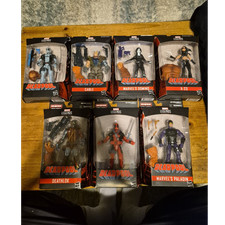 Marvel Legends Deadpool Figure Collection Cable Domino X-23 Deathlok 7 fig total