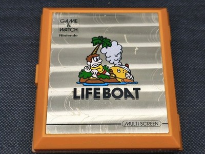 Nintendo Game & Watch Life Boat LIFEBOATTC-53 Multi Screen 1983 For Part
