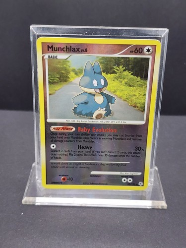 Pokemon Munchlax 33/130 Diamond & Pearl Reverse Holo LP