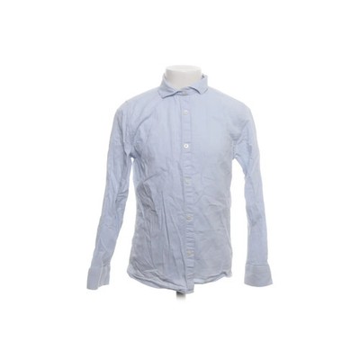 Zara, Hemd, Größe: 128, Blau/Weiß, Baumwolle, Streifen, Jungen #ucC