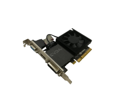EVGA GeFORCE GT 710 2GB DDR3 PCI-e 2.0 x8 mini-GRAFIKKARTE DVI HDMI VGA #GK12758