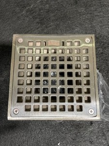 JAY R. SMITH Adjustable Nickel Bronze Strainer Head Stainless Steel Grate 6"