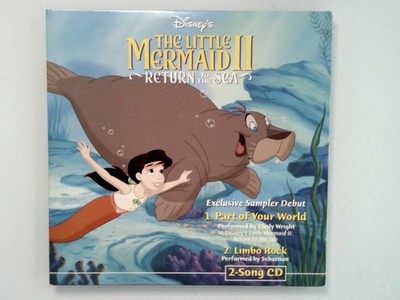 Disney's The Little Mermaid II Return to the Sea CD 2000 Promo