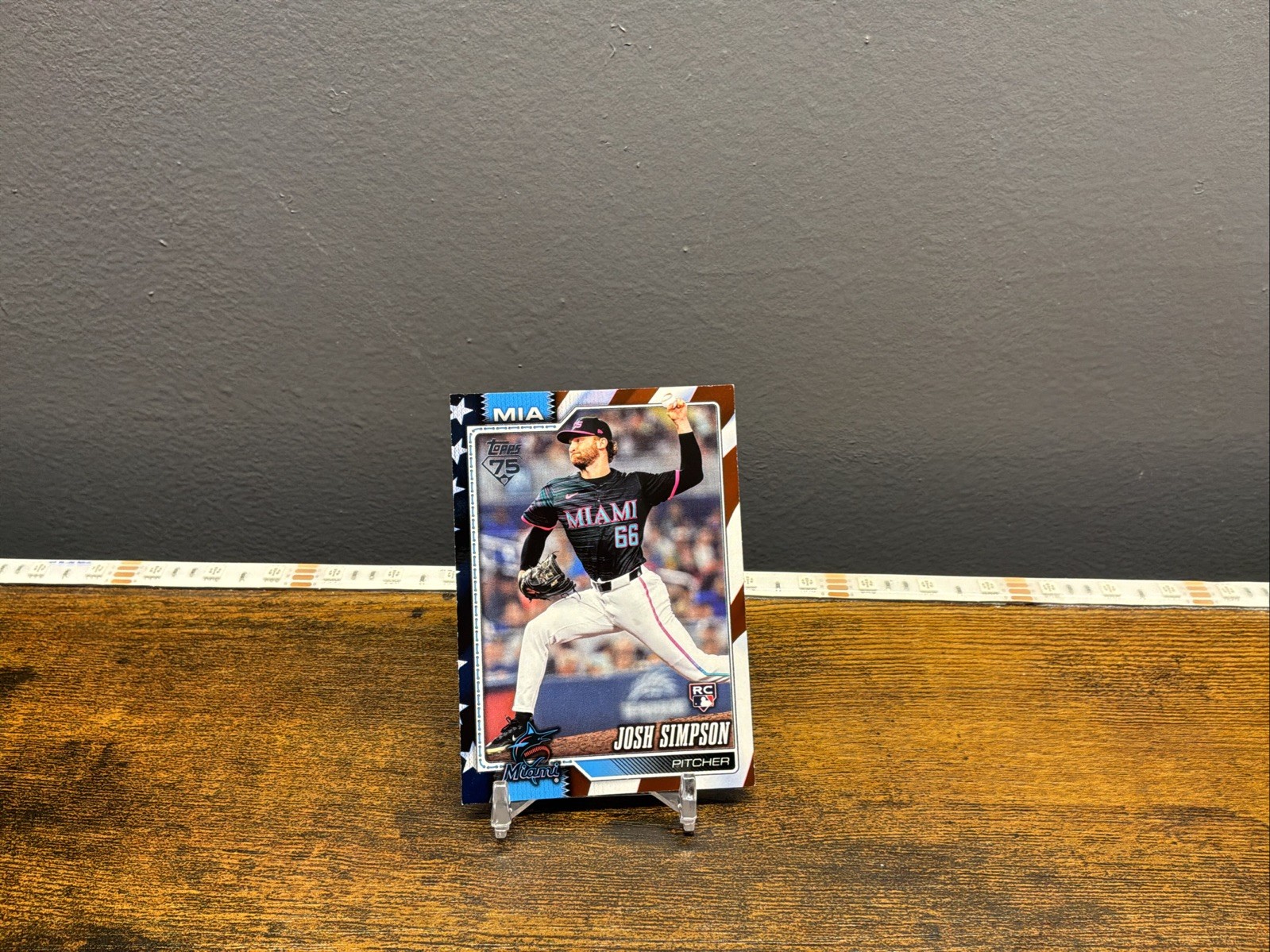 2026 Topps series 2 Josh Simpson#583 	Independence Day /76