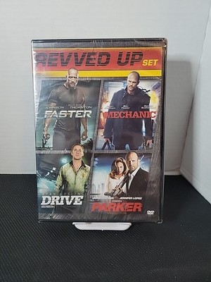 REVVED UP SET: Drive / Parker / Faster / the Mechanic (DVD, 2017) NEW