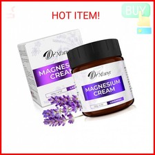 Magnesium Cream for Sleep and Pain Relief - Lavender Magnesium Lotion with Chamo