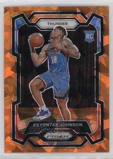 2023-24 Panini Prizm Orange Ice Prizm Keyontae Johnson #176 19fv