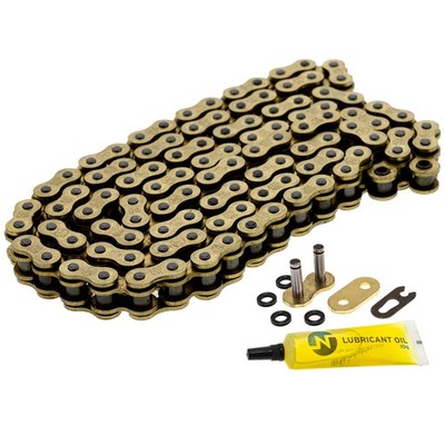 NICHE Gold 420 X-Ring Chain 106 Links With Connecting Master Link Motorcycle