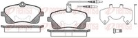 Bremsbelagsatz Scheibenbremse Remsa 1102.02 FüR 407 SW Peugeot Hdi 110 6D9HZC