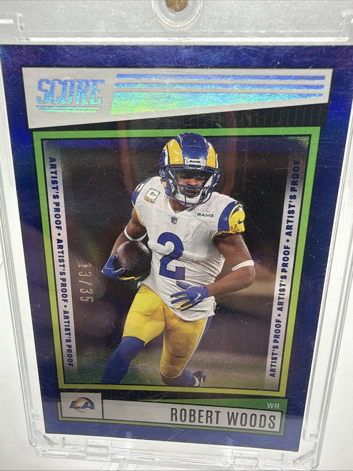 2022 Score - Robert Woods #153 Artist's Proof /35
