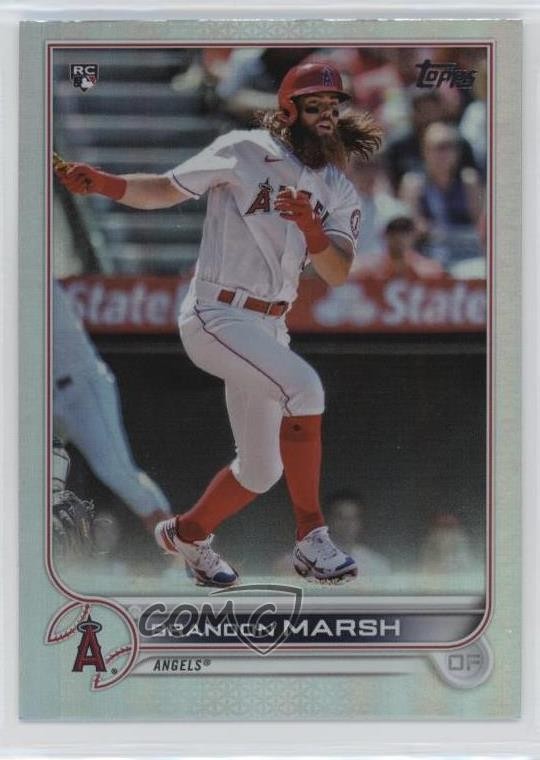 2022 Topps Series 1 Rainbow Foil Brandon Marsh #243 Rookie RC 0l6w