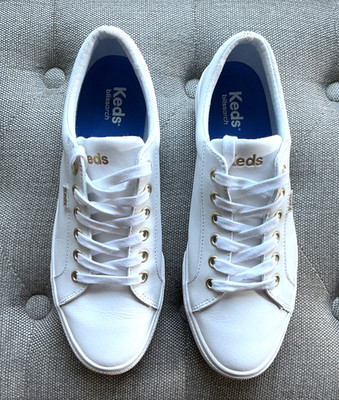 Keds Blissarch Womens Leather Snickers Size 9 Kick 4 White Arch Support