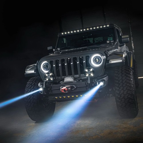 ORACLE Off-Road LASER Fog Lights | Fits Jeep Wrangler JK JL & Gladiator JT - Picture 2 of 3