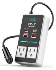 12V to 110V Car Power Inverter 300W white