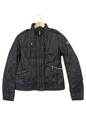 Giacca leggera donna DEK'HER nera lino taglia S 36 giacca biker