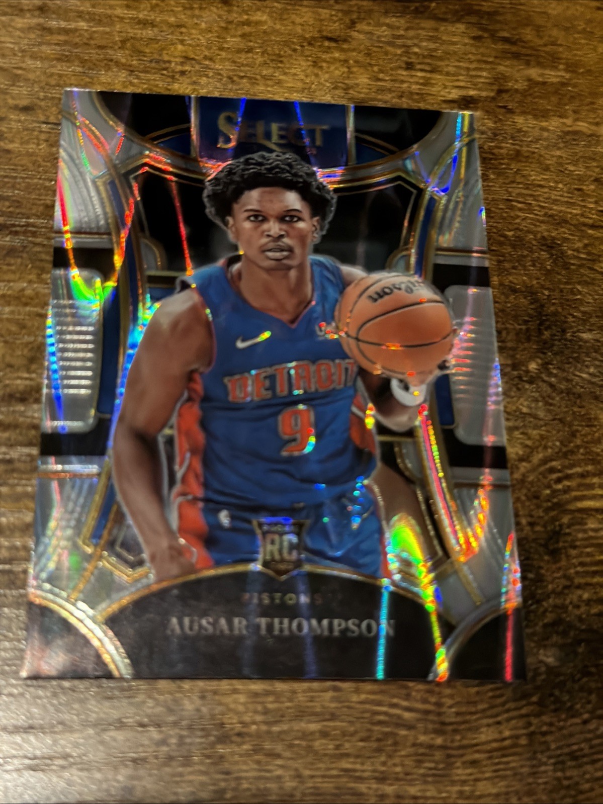 Ausar Thompson 2023-24 Panini Select Mezzanine Tectonic Prizm RC #316