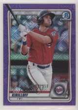 2020 Bowman Chrome Prospects Mega Box Purple Mojo Refractor Alex Kirilloff 0c6