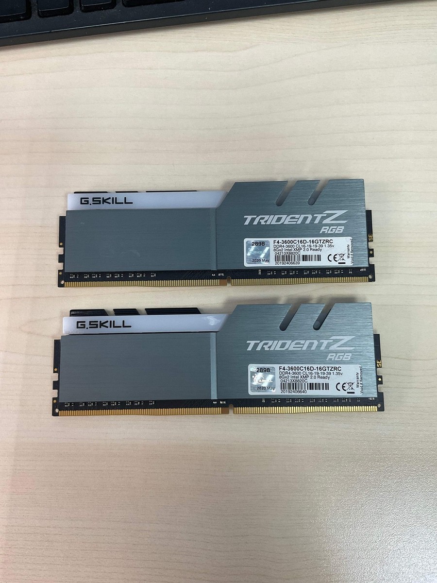 G. SKILL Trident Z RGB 16GB (2 x 8GB) (DDR4-3600) Memory