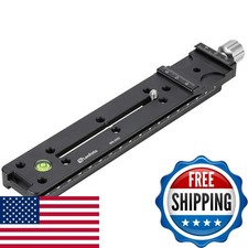 LEOFOTO 200mm Nodal Slide Rail Clamp D-Ring Screws Arca Compatible NR-200