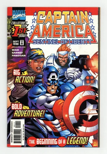 Captain America Sentinel of Liberty #1 VF- 7.5 1998