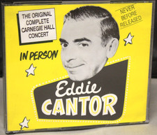 Eddie Cantor &lsquo;The Original Complete Carnegie Hall Concert&rsquo; 2CD EX Condition