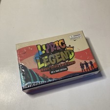 Lyric Legend 90's R B Game for Trivia Night  Group Fun- New Sealed
