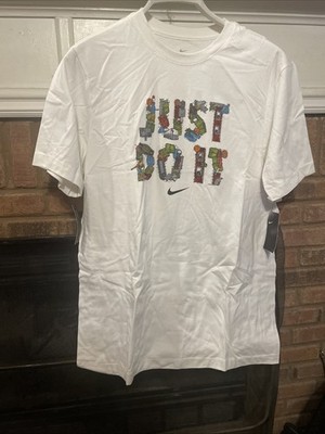 Nike Sportswear Just Do It City Life T-Shirt Sz L Basketball DD0801-100 White LE