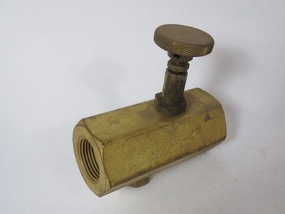 ECI KLF750B Brass Piston Check Valve 3/4'' NPT USED