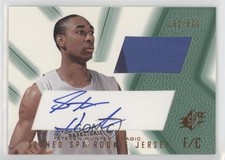 2001-02 SPx Signed SPx Rookie Jersey 162/800 Steven Hunter (Green) #99 Auto 06bg