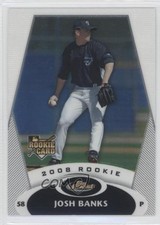 2008 Topps Finest Refractor Josh Banks #135 2u3