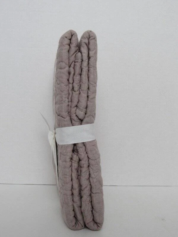 Juego de 2 fundas estándar de lino belga Pottery Barn color figura nuevo con etiquetas Foto 3 de 4