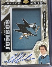 2024-25 BLACK DIAMOND MACKLIN CELEBRINI ROOKIE TEAM LOGO JUMBOS PATCH AUTO /99