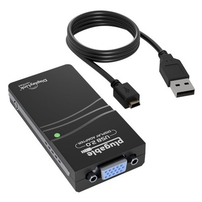 Plugable USB 2.0 to VGA Video Graphics Adapter for Multiple Monitors up to 19...