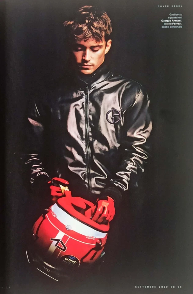 CHARLES LECLERC Carlos Sainz GQ Magazine Italia September 2022 Jacob Elordi - Image 4 of 4