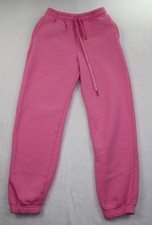 Juicy Couture Forever 21 Pants Women's XS Pink Fleece Jogger Rhinestone Logo